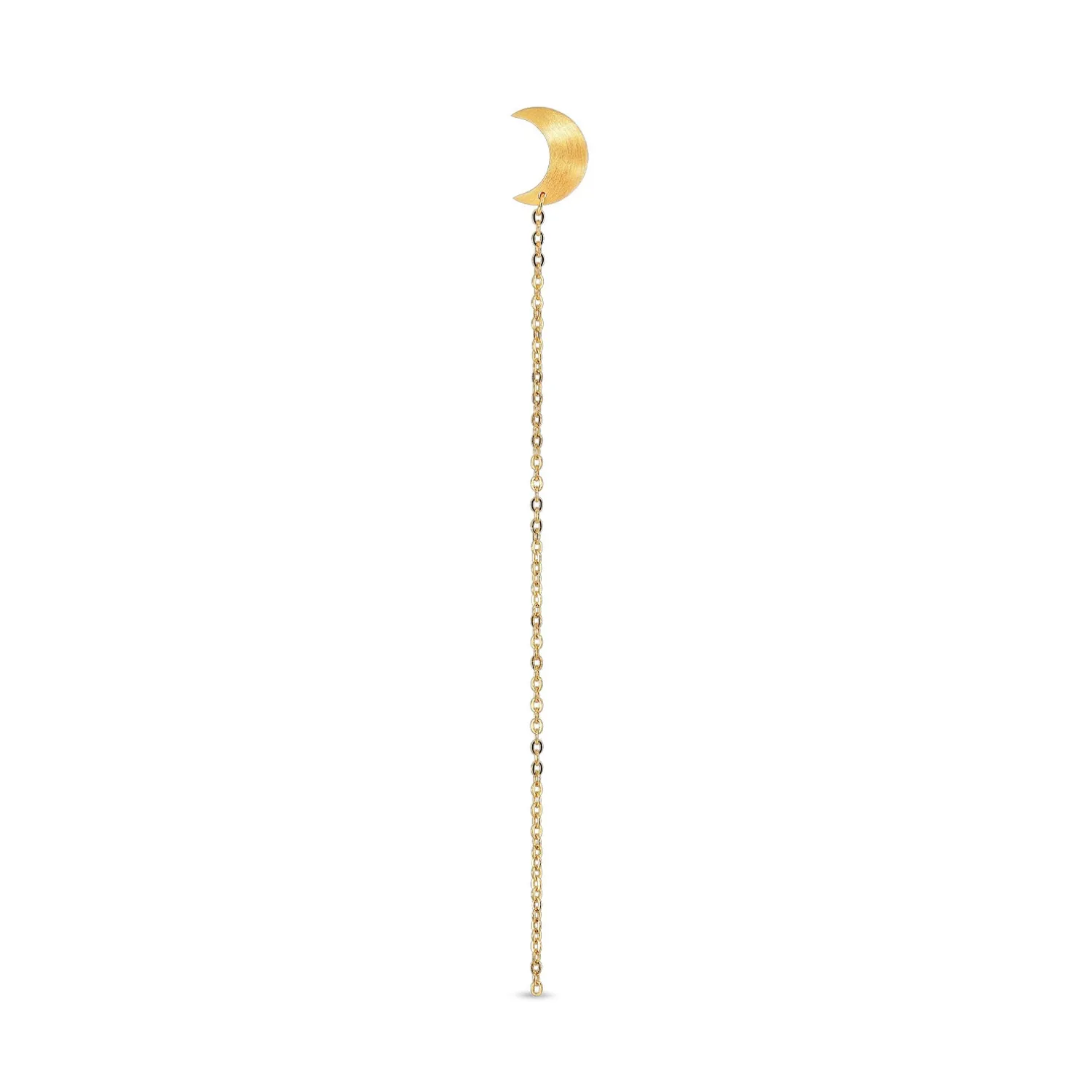 Half Moon Chain Stud – venstre
