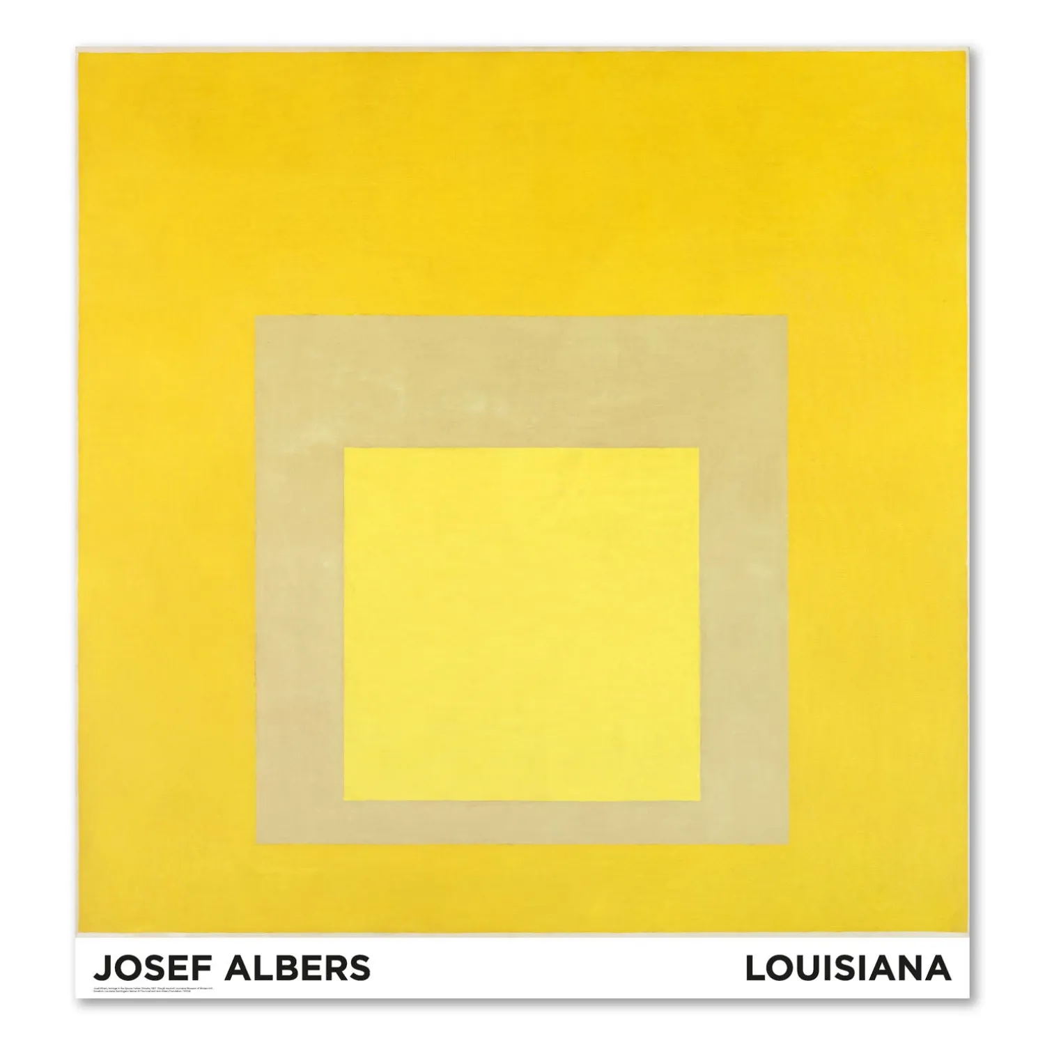 Josef Albers – Homage to the Square - Yellow Climate (1961)