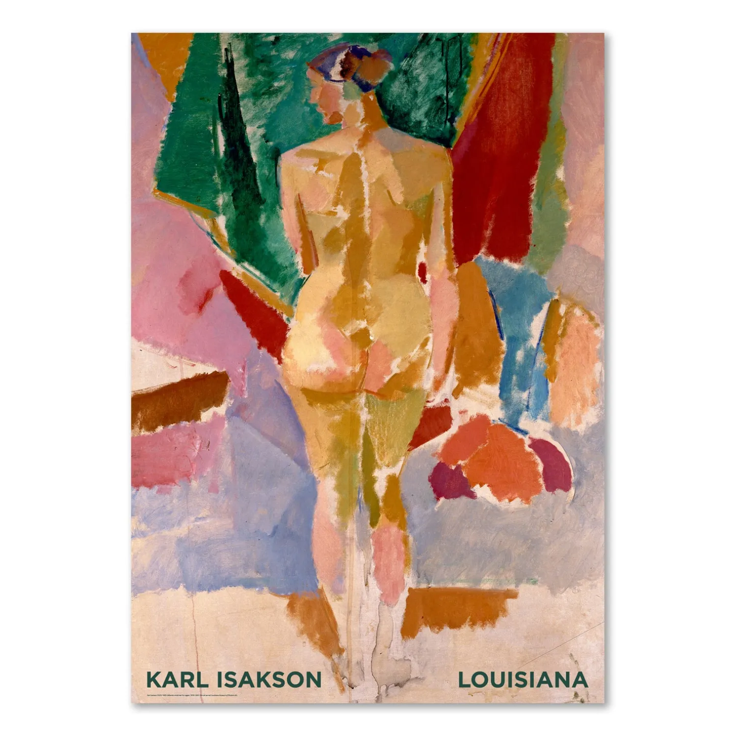 Karl Isakson – Stående model set fra ryggen (1918-20)