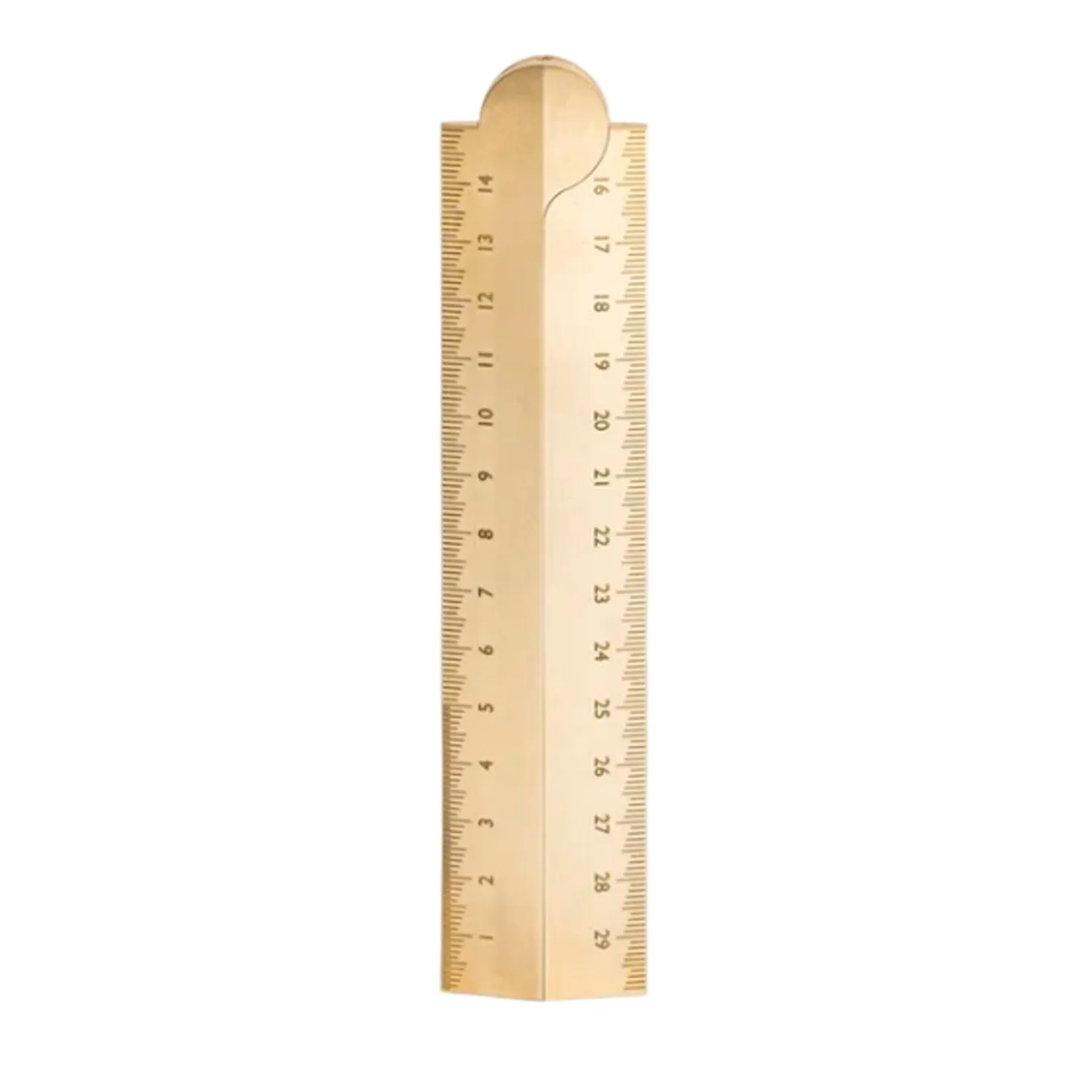 Lineal Stria Brass with Brushed finish