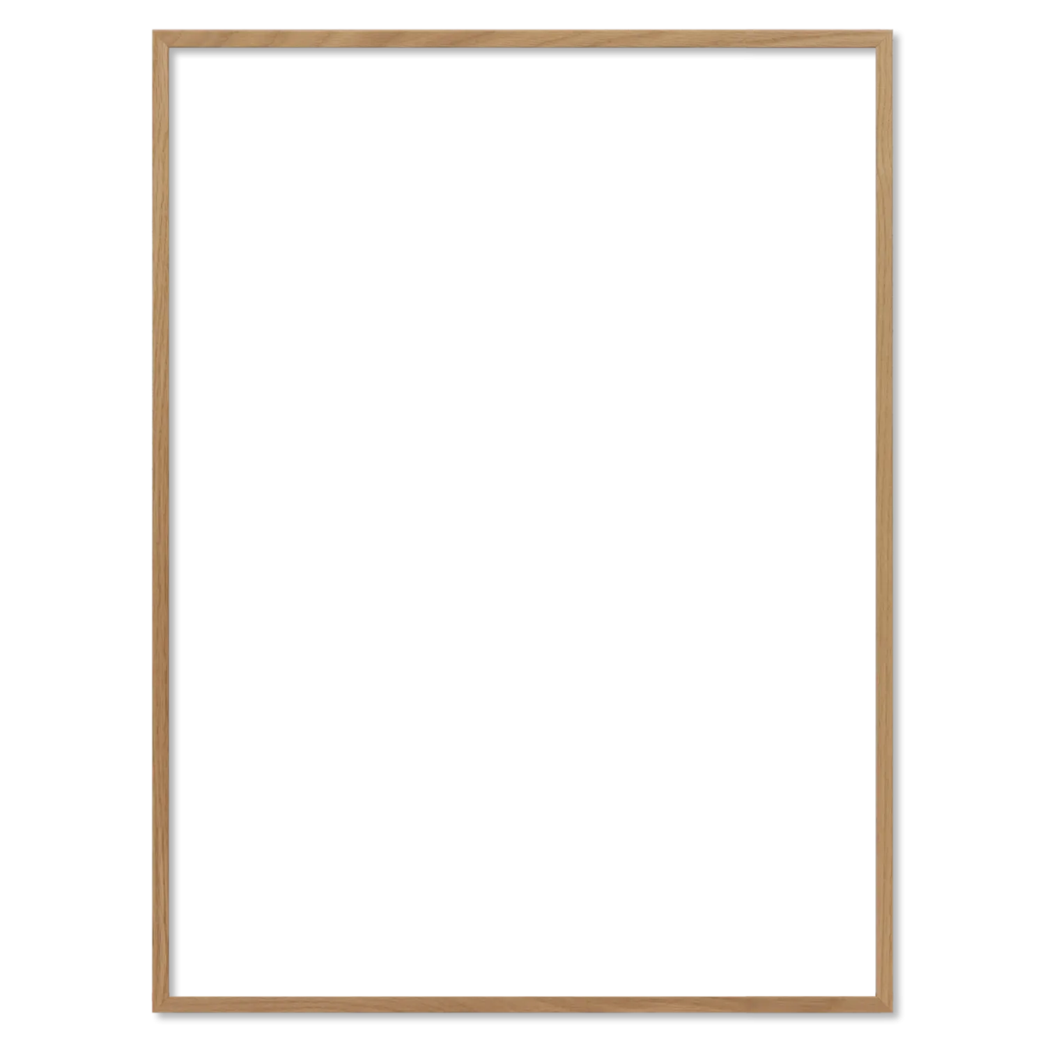 Ramme 49.1 x 66 cm – egetræ natur
