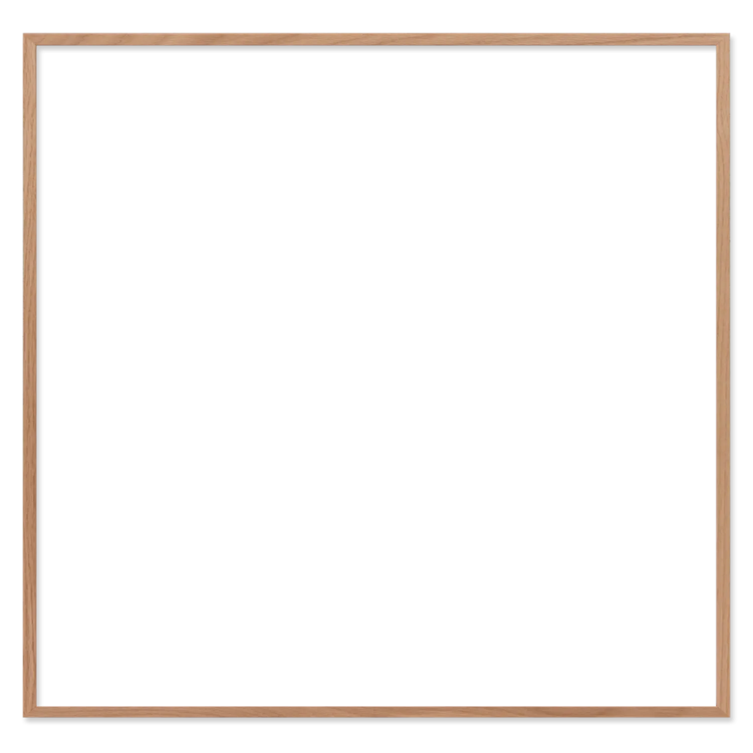 Ramme 70 x 68 cm – egetræ natur
