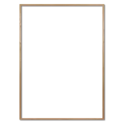 Ramme 84 x 115.8 cm – egetræ natur