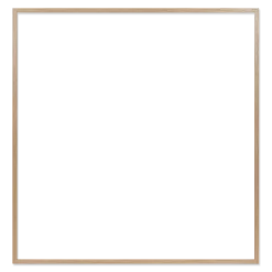 Ramme 116.9 x 121.9 cm – egetræ natur