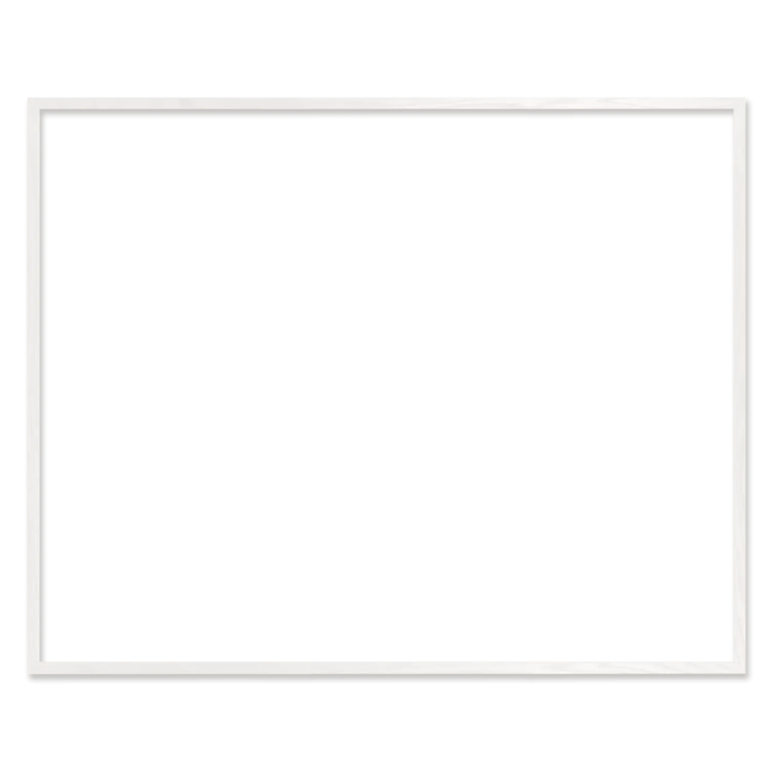 Ramme 80 x 100 cm – hvid egetræ