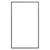 Ramme 50 x 85.4 cm – sort egetræ
