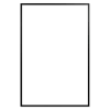 Ramme 82 x 124 cm – sort egetræ