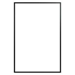 Ramme 82 x 124 cm – sort egetræ