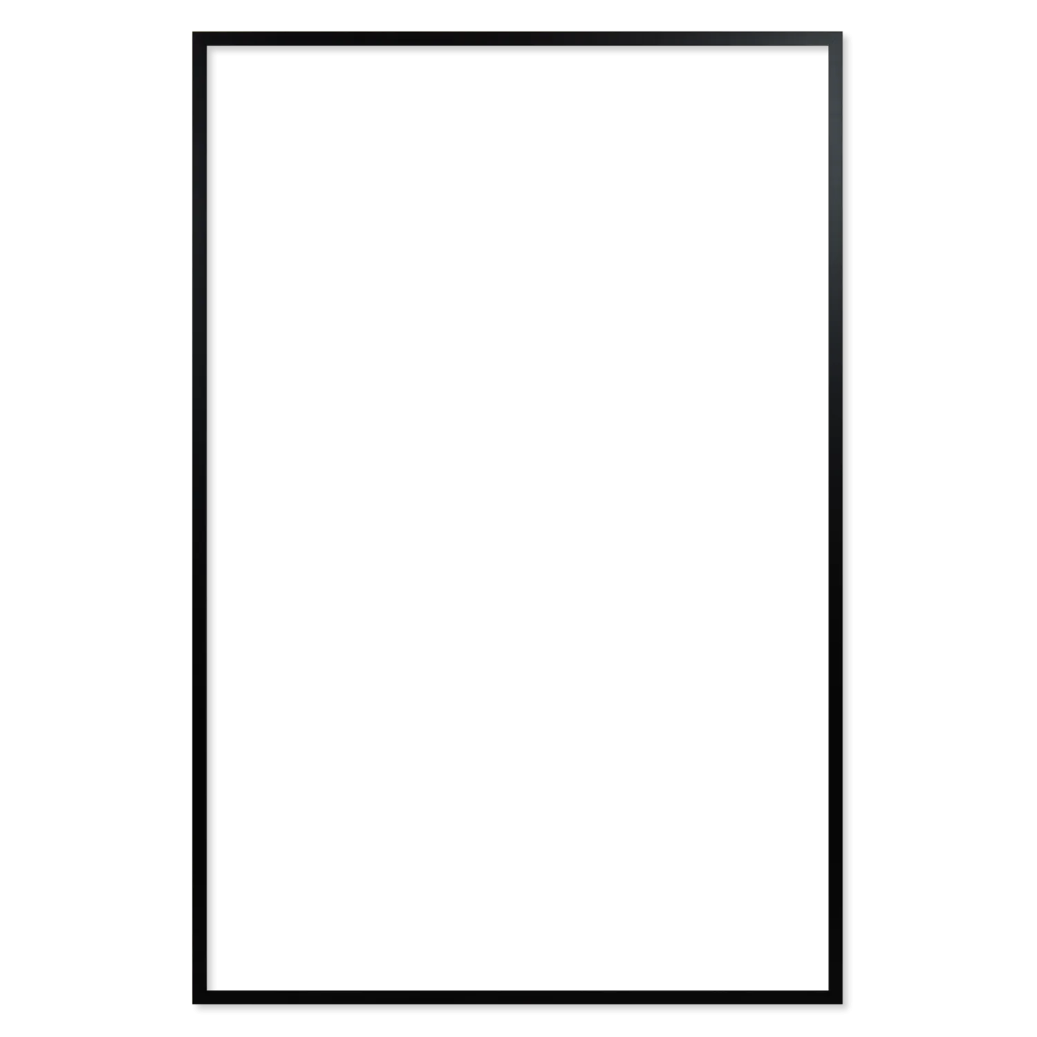 Ramme 82 x 124 cm – sort egetræ