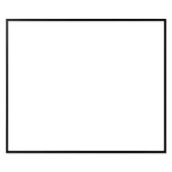 Ramme 84 x 70 cm – sort egetræ