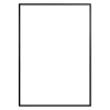 Ramme 97.7 x 140 cm – sort egetræ
