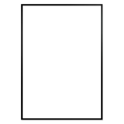 Ramme 97.7 x 140 cm – sort egetræ