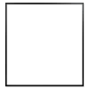 Ramme 100 x 107 cm – sort egetræ