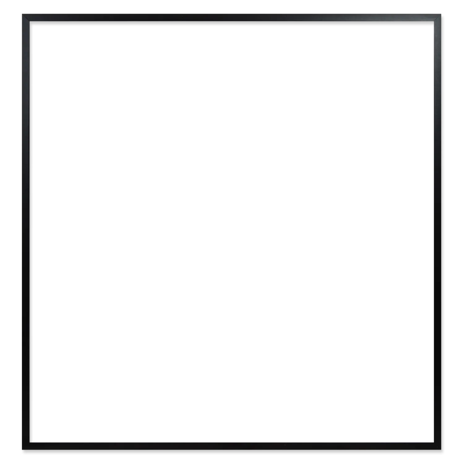 Ramme 116.9 x 121.9 cm – sort egetræ