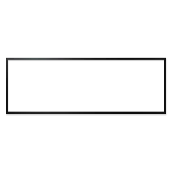 Ramme 137 x 46 cm – sort egetræ