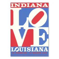 Robert Indiana – Jubilæumsplakat - Love (1972)