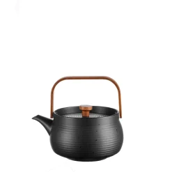 Tekande med træhåndtag - 0.6 L