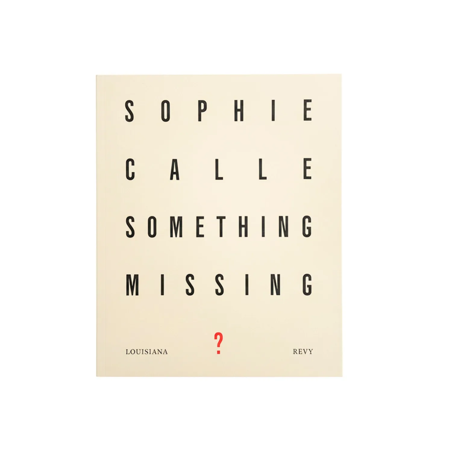 Udstillingskatalog – Sophie Calle